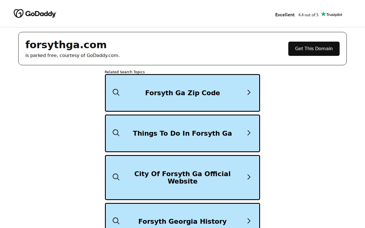 Forsyth Police Department official records information